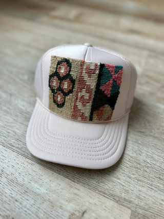 Orijinal Designs Trucker Cap-Sand With Black, Pink & Teal-AccessoriesOrijinal Designs Trucker Cap-Black | VerClare Boutique | Chenoa, IL-Trucker Hat. Wear with care! Structured Bill. Final sale. Free US shipping on all eligible orders. Shop Pay Accepted. Located in Chenoa, Illinois.-VerClare Boutique