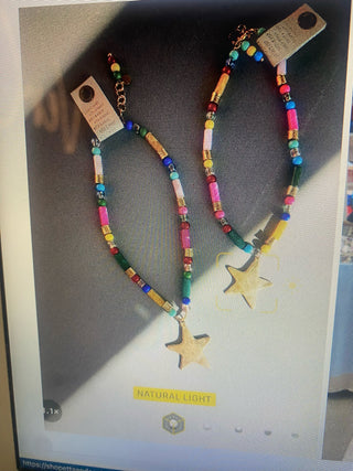 Starfish Color Burst Necklace-AccessoriesStarfish Color Burst Necklace | VerClare Boutique-VerClare Boutique