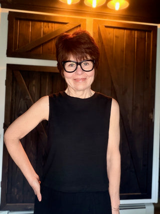 Sloane Textured Top - Black-Tops Basic SolidZ Supply Sloane Textured Top – Black | VerClare Boutique-Shop the Z Supply Sloane Textured Top in Black. Sleeveless, crew-neck, lightweight slub knit. Sizes XS–L. Free US shipping on eligible orders.-VerClare Boutique