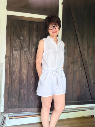 New Light Romper - White