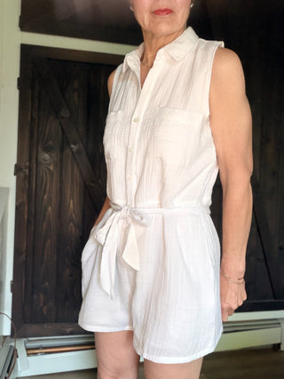 New Light Romper - White