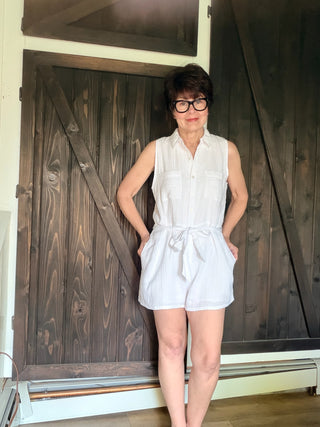 New Light Romper - White