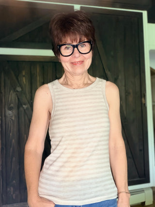 Select Striped Tank - Natural Heather-Tops CasualZ Supply Select Striped Tank – Natural Heather | VerClare Boutique-Shop the Z Supply Select Striped Tank in Natural Heather — airy knit jersey, bra-friendly straps, fitted silhouette. Free US shipping on eligible orders.-VerClare Boutique