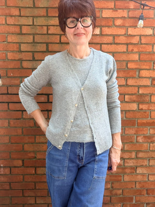 Kathy Brushed Tank & Cardigan Set-SweatersKathy Brushed Tank & Cardigan Set | H.Grey Knit Two-Piece – VerClare Boutique-Shop the Kathy Brushed Tank & Cardigan Set in H.Grey — a soft brushed knit two-piece set that fits true to size. Sizes S–L. Ships fast from VerClare Boutique.-VerClare Boutique
