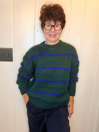 Chrissie Striped Relaxed Sweater - 2 colors