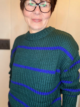 Chrissie Striped Relaxed Sweater - 2 colors