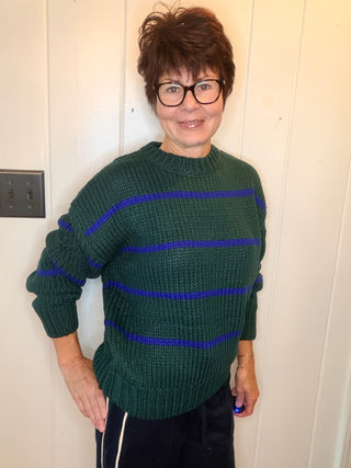 Chrissie Striped Relaxed Sweater - 2 colors