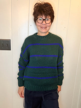 Chrissie Striped Relaxed Sweater - 2 colors