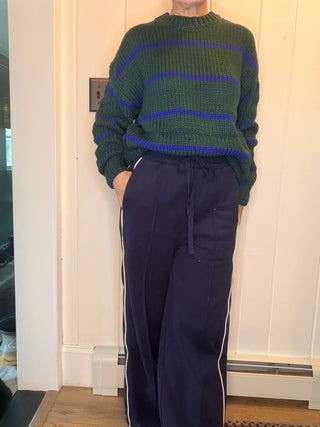 Sylvia Track Pants - Navy