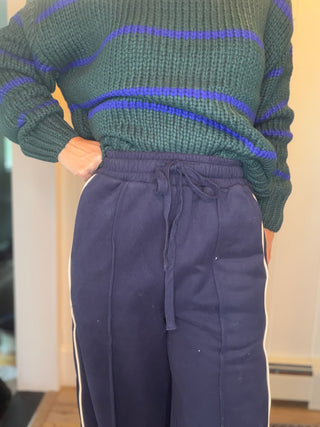 Sylvia Track Pants - Navy