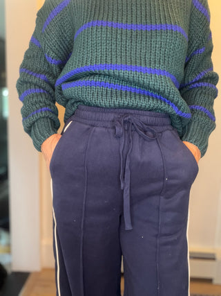 Sylvia Track Pants - Navy
