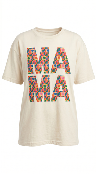 MAMA Quilted Graphic Tee-ALL SALES FINAL-Tops Basic PrintMAMA Quilted Graphic Tee | VerClare Boutique | Chenoa, IL-Shop the MAMA Quilted Graphic Tee at VerClare Boutique. A casual graphic tee with an easy, everyday feel—perfect for layering or wearing on its own.-VerClare Boutique
