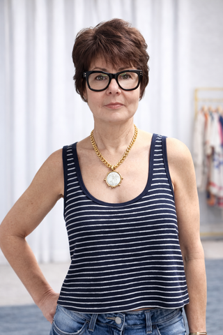 Yareli Stripe Tank - Eclipse-Tops CasualYareli Stripe Tank - Eclipse | VerClare Boutique | Jenison MI -The Z Supply Yareli Stripe Tank is a beautiful textured knit blend sleeveless tank featuring subtle stripe detailing, a flattering scoop neckline, and wide, bra-friendly straps. Free US shipping on eligible orders. -VerClare Boutique