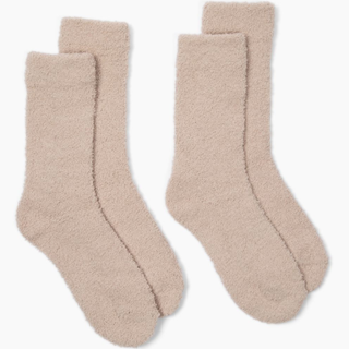 Cozy Cloud Socks - Ivory-Stocking Stuffers-VerClare Boutique