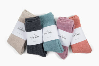 Cozy Cloud Socks - Charcoal-Stocking Stuffers-VerClare Boutique