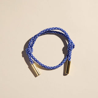 Royal Blue & White Cord Bracelet-Accessories-VerClare Boutique