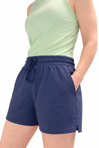 Birdie Short - Eclipse-BottomsBirdie Short - Eclipse | VerClare Boutique | Jenison MI -The Z Supply Birdie Short is a beautiful soft baby French terry knit high-rise short featuring a comfortable drawcord waistband, functional side seam pockets, and an easy, everyday silhouette. Free US shipping on all eligible orders.-VerClare Boutique
