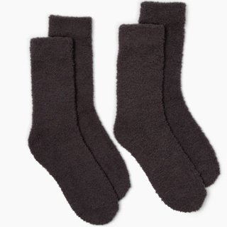 Cozy Cloud Socks - Charcoal-Stocking Stuffers-VerClare Boutique