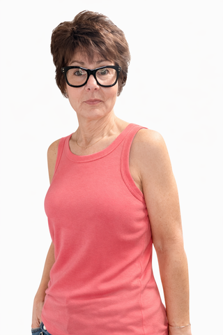 Select Airy Tank - Gelato-Tops Basic SolidZ Supply Select Airy Tank - Gelato | VerClare Boutique | Jenison MI -Select Airy Tank is a beautiful airy loose knit jersey sleeveless tank featuring a classic crew neckline, bra-friendly wide straps, and a relaxed, tuckable silhouette. Free US shipping on eligible orders. -VerClare Boutique