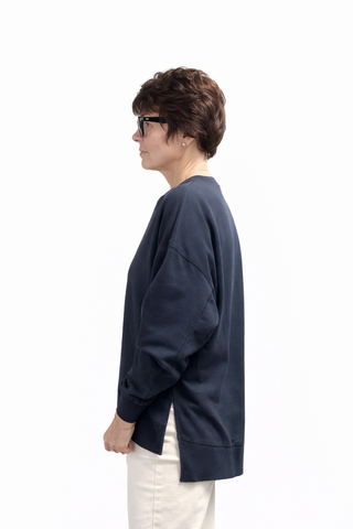 Modern Weekender Sweatshirt - Eclipse-Jackets & KimonosModern Weekender Sweatshirt - Eclipse | VerClare Boutique | Jenison MI -The Z Supply Modern Weekender Sweatshirt is a beautiful baby French terry knit long-sleeve sweatshirt featuring a classic crew neckline, a relaxed silhouette, and a soft burnout wash finish. Free US shipping on eligible orders. Chenoa, Illinois-VerClare Boutique