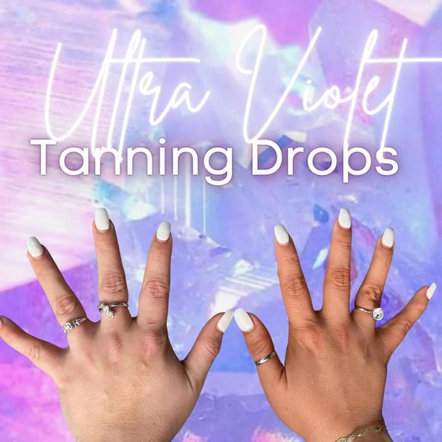 Before and After. Ultra Violet Gradual Tanning Drops-Our best selling formula now available in TAN DROPS - perfect for your face! We absolutely have not found a better solution for creating the perfect glow on your face. Located in Chenoa, Illinois about 20 minutes outside of Bloomington & Normal, IL in McLean County. Free Shipping on eligible Orders. Shop Pay Accepted-VerClare Boutique, Chenoa Illinois